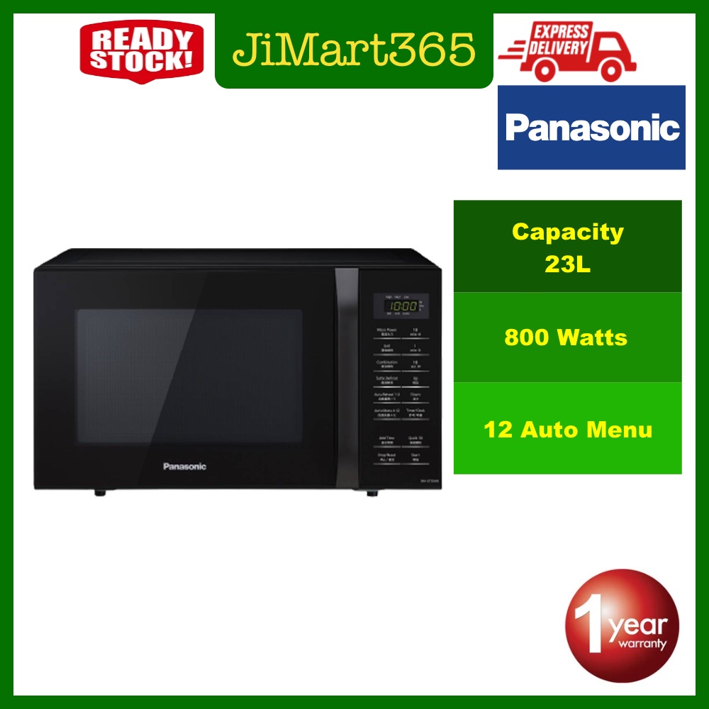 Panasonic 24L Microwave Oven NN-GT35NBMPQ 14 Auto Menu [Replaced NN-GT35HBMPQ]