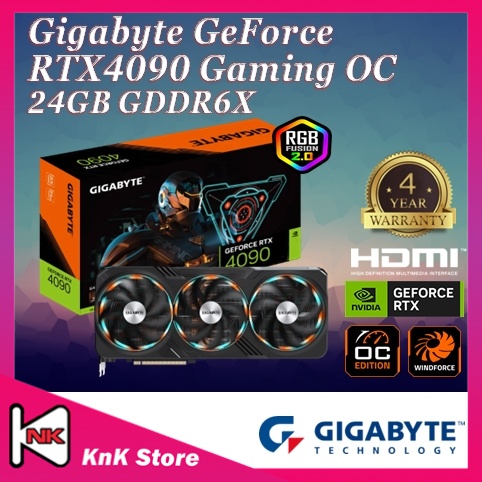 Gigabyte GeForce RTX 4090 Gaming OC 24GB GDDR6X 384bit Graphic Card ...