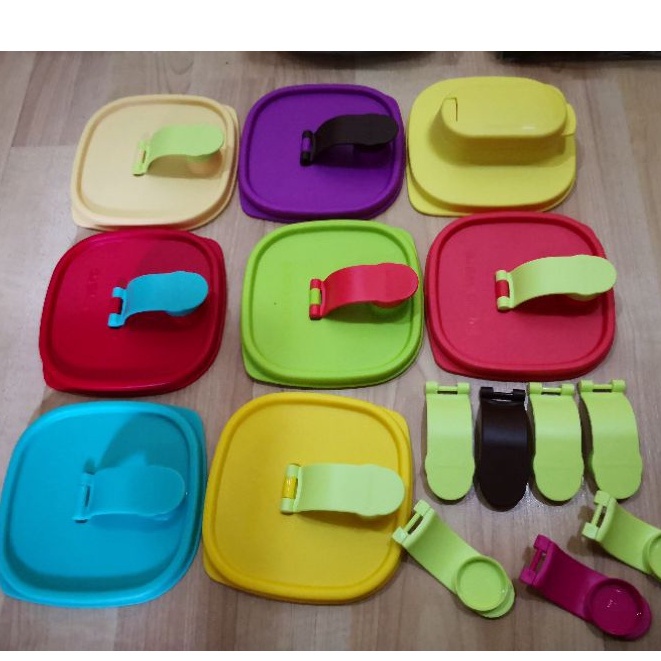Tupperware Spare Parts Alat Ganti Fridge Water Bottle 2L Seal Cover Tap cap (Square Botol Cover