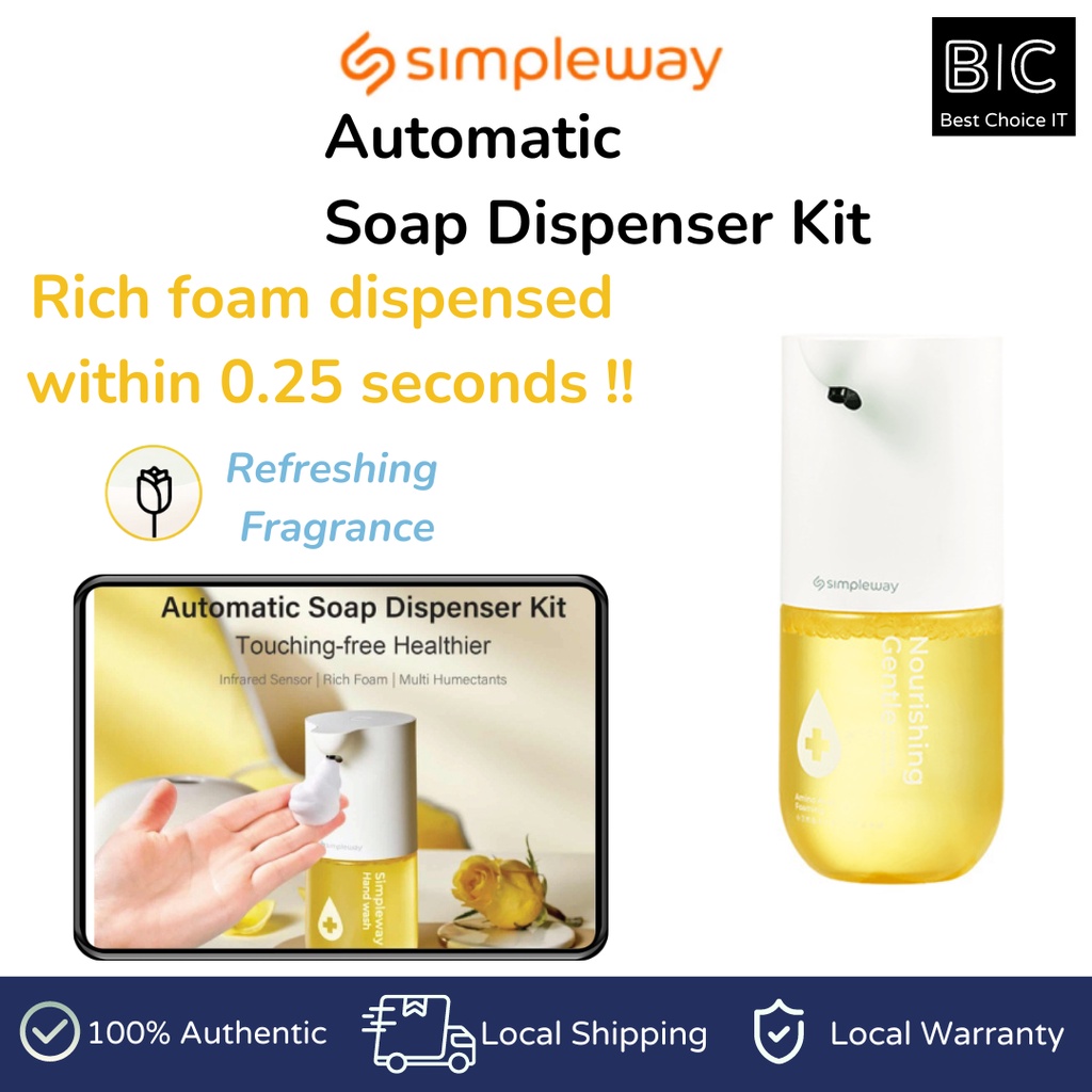 Xiaomi Simpleway Automatic Soap Dispenser Kit | Shopee Malaysia