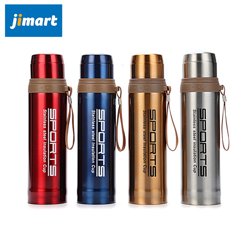 Jimart Vacuum Flask Thermos Water Bottle 750ml 800ml Steel with Handle