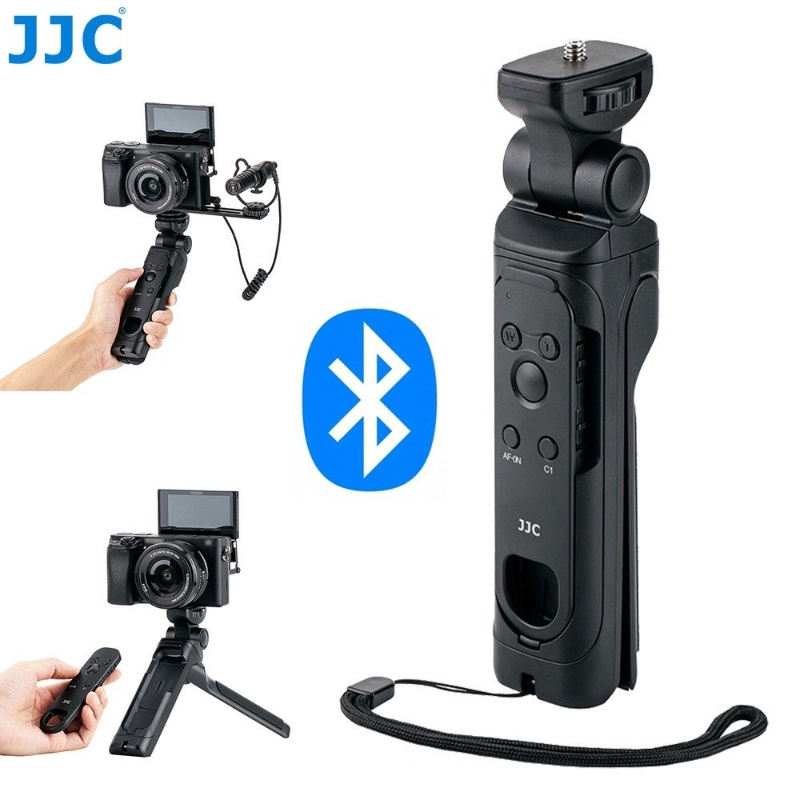 JJC TPS1 Bluetooth Mini Tripod Grip with Wireless Remote Control Shutter Replace GPVPT2BT for