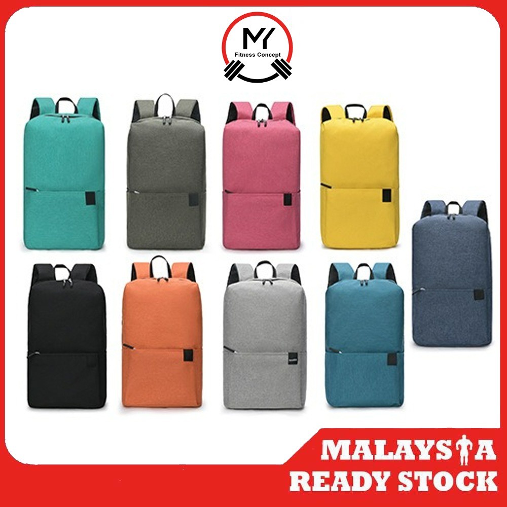 MY Fitness Xiaomi Beg Galas Berwarna-warni Fashion Xiaomi Colorful Backpack Gift Backpack Travel Casual Sport Children