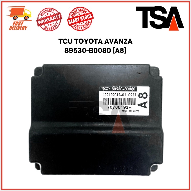 TCU TOYOTA AVANZA 89530B0080 (A8) GEAR BOX COMPUTER BOX Shopee