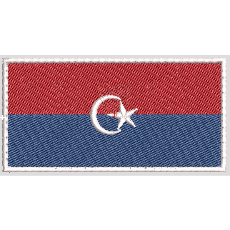 BENDERA PONTIAN SULAM / EMBROIDERY ( PATCHES / IRON ON / VELCRO ...