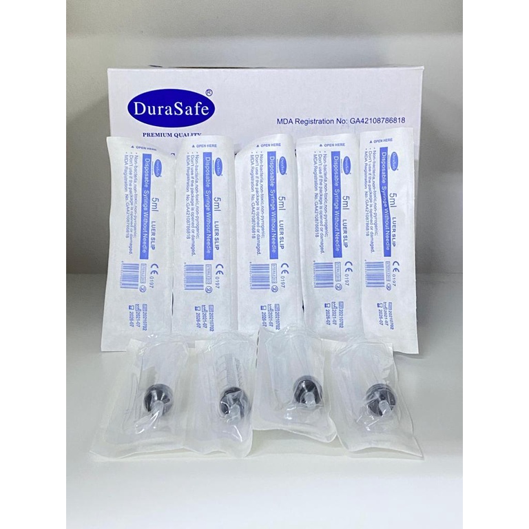 Durasafe Syringe Luer Slip Ml Pcs Box Shopee Malaysia