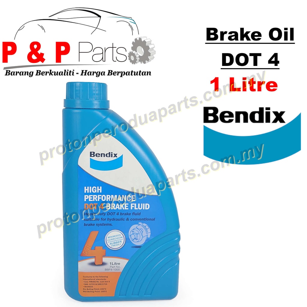 Bendix Brake Oil Dot 4 Minyak Brek Dot4 Brake Clutch Oil Fluid 1Liter Shopee Malaysia
