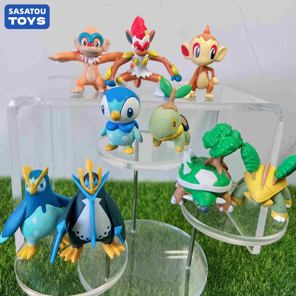 Pokemon figures Infernape figures Monferno Chimchar Piplup Empoleon