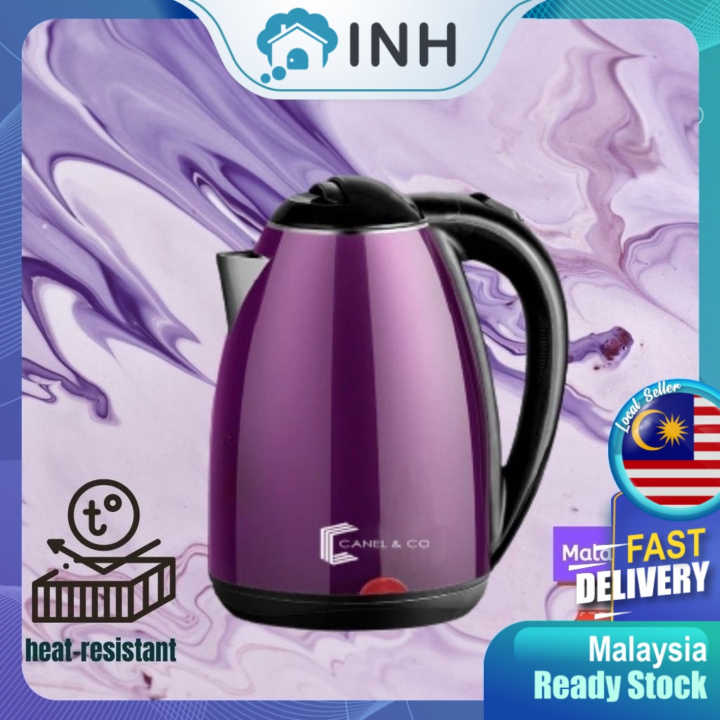INH [2L] Stainless Steel Electric Automatic Jug Kettle Ketel listrik 2 Litre Cerek Elektrik