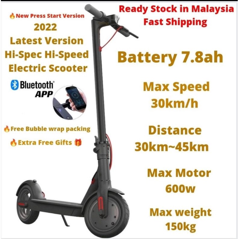 2024 Pro Latest Version Electric Scooter Bike motor bike with APP Bluetooth skuter electric