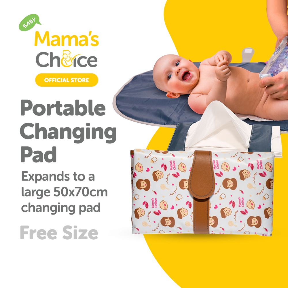 Mama's Choice Portable Baby Changing Pad (Washable Changing Mat