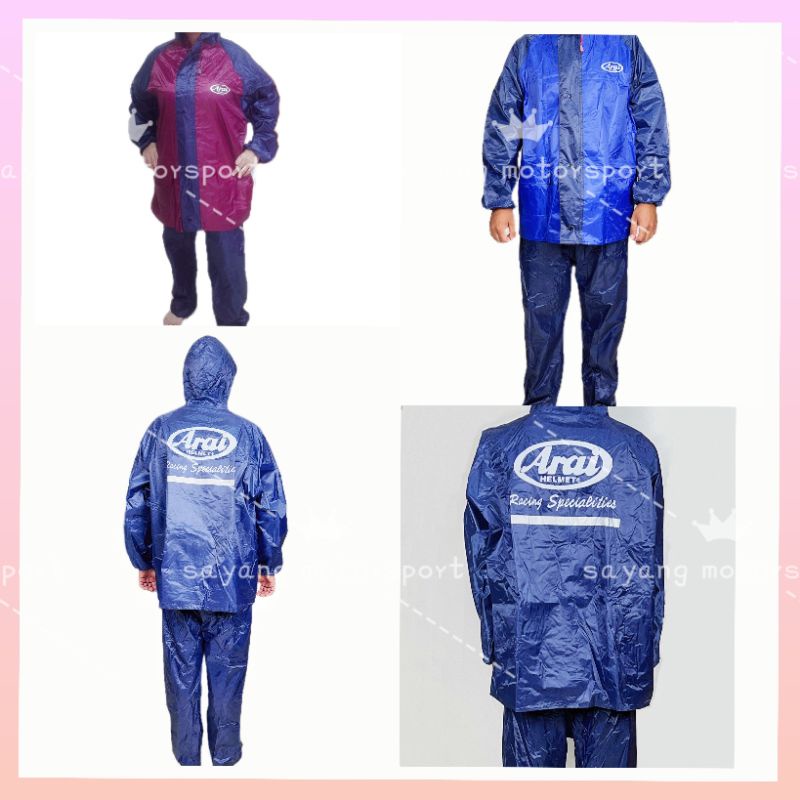Raincoat Rain Coat Rainsuit Baju Hujan Motorcycle Bike Bicycle Outdoor Waterproof Rain Jacket