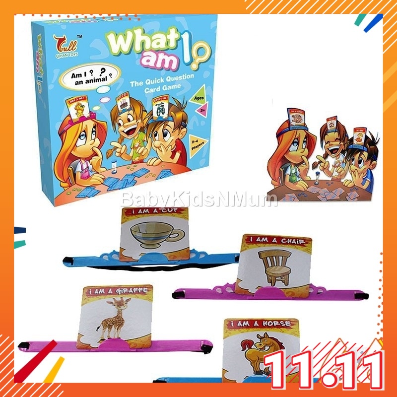 Guess What Am I Card Game IQ Picture Guessing Family Game for Families and  Kids | Shopee Malaysia