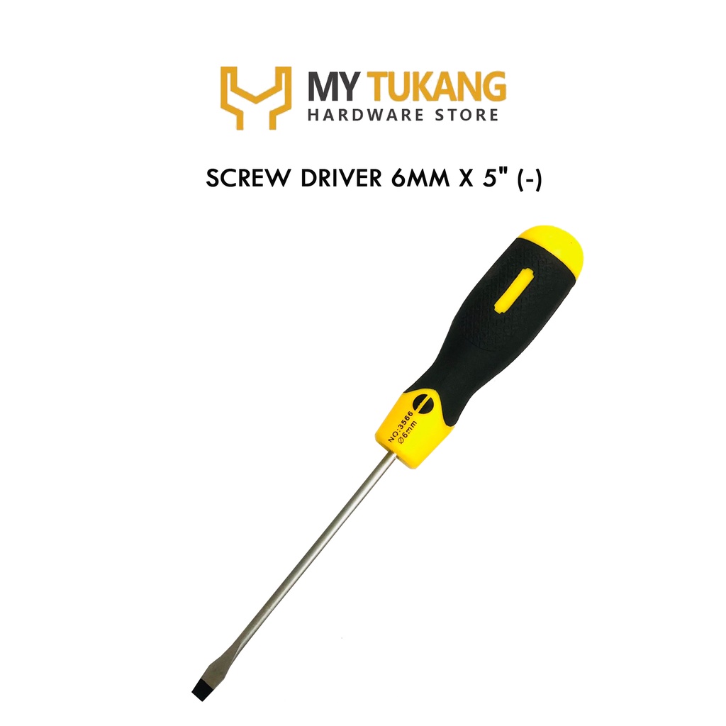 SCREW DRIVER 6MM X 5" () Shopee Malaysia