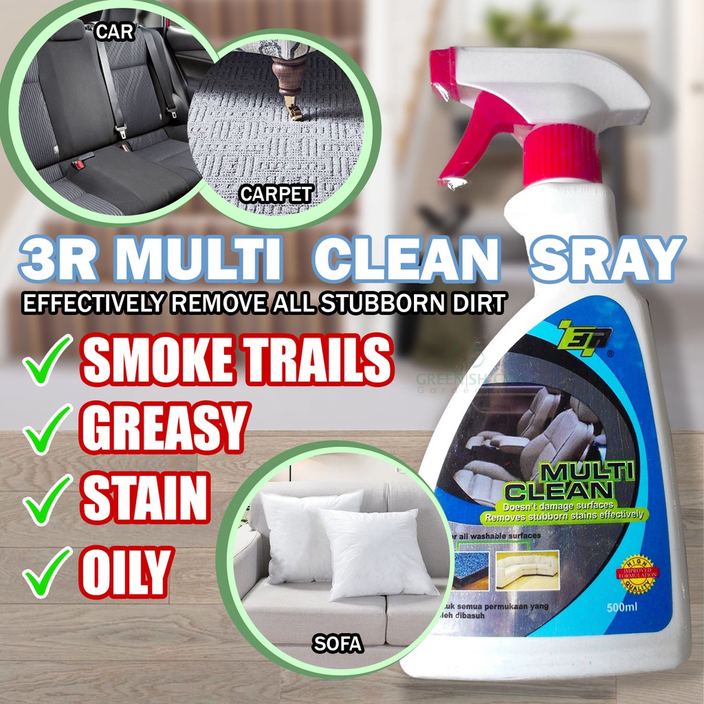 GNC 3R Multi Cleaner Spray 500ML Multipurpose Cleaner Stain Remover ...