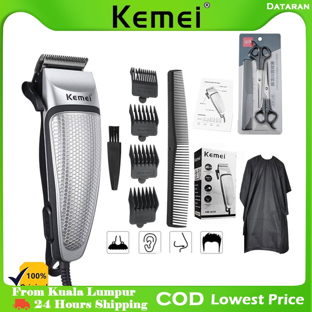 KEMEI VGR  KM-4639 Pencukur Rambut Bayi Electrik Baby Hair Shaver Eyebrow Electric Trimmer Cutter Clipper Knife