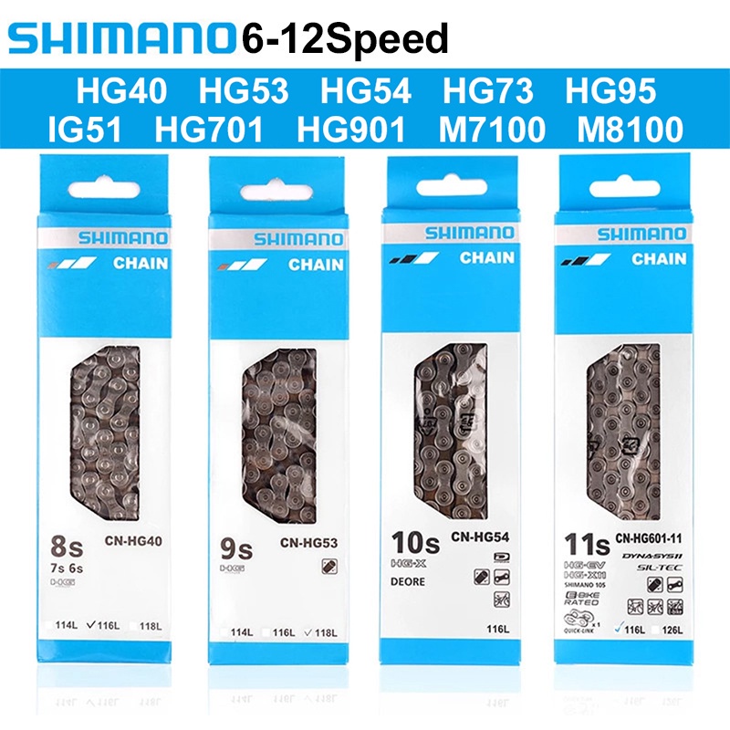 Versatile Reliable SHIMANO 12 Speed Chain 128 Links 11 116 Bicycle 8/9/10 MTB Road Bike Cycling Parts Purpose Durable - Image 3