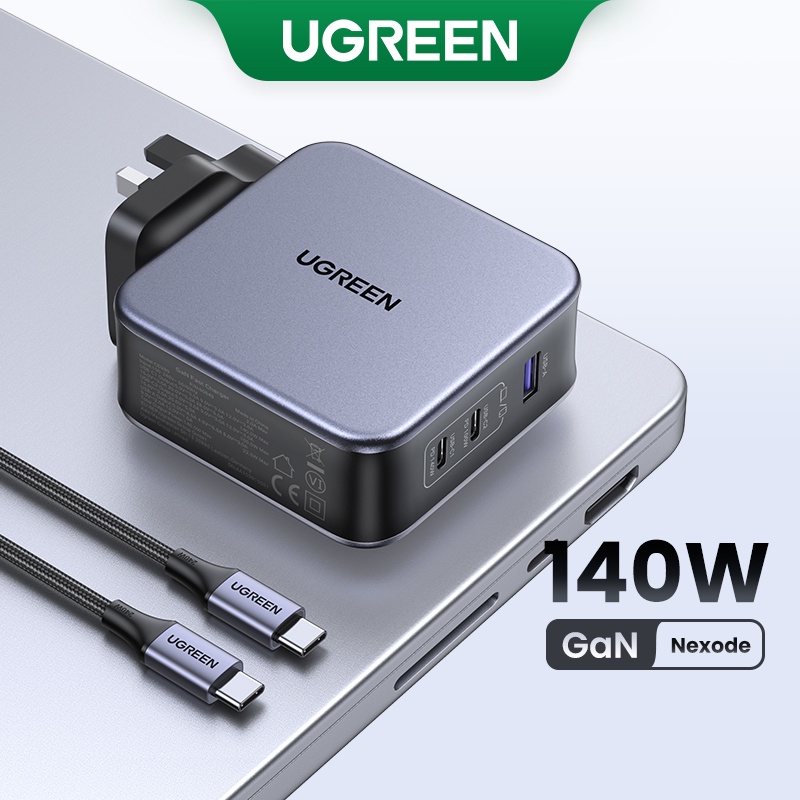 UGREEN USB 140W GaN Charger for Macbook Tablet Fast Charging for iPhone