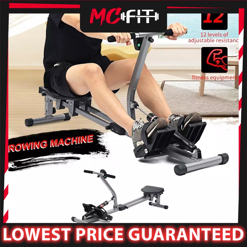 MCFIT Rowing Machine Abdominal Pectoral Arm Fitness Training Stamina Body Rowing Exercise Indoor Fitness Equipment 划船机