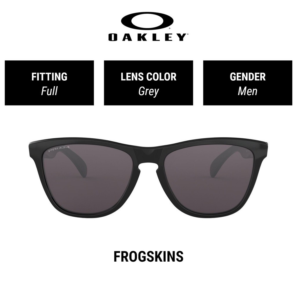 Oakley Frogskins Men Full Fitting Prizm Sunglasses (54 mm) OO9245 924575 |  Shopee Malaysia
