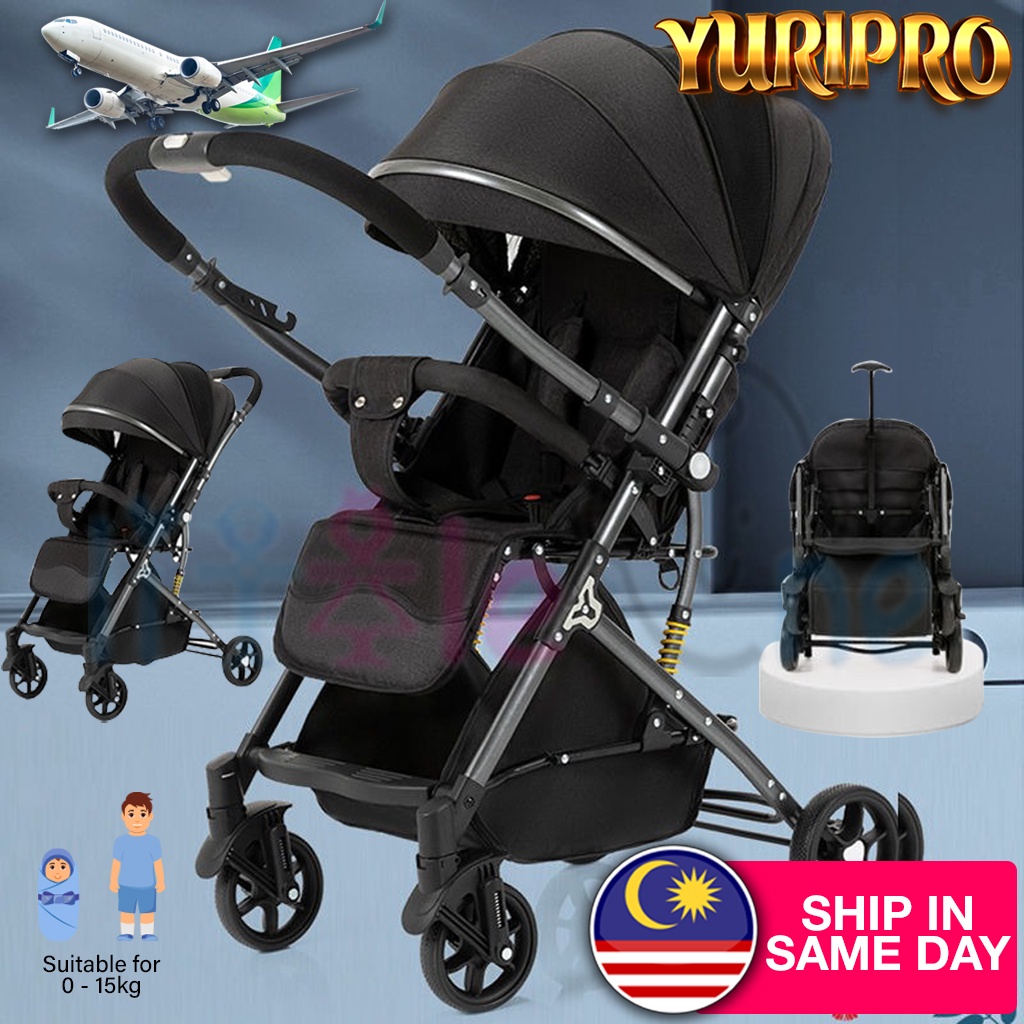 Little One YURIPRO Compact Stroller baby Cabin Lightweight New Born Two Way Stroller Compact Stroler Lipat