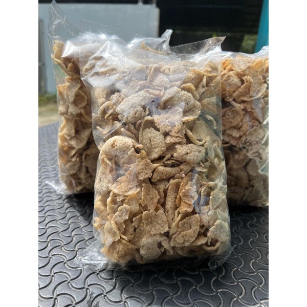 3 Packs Crispy Fried Keropok Crackers, Ready to Eat, Fresh, Thin Slices