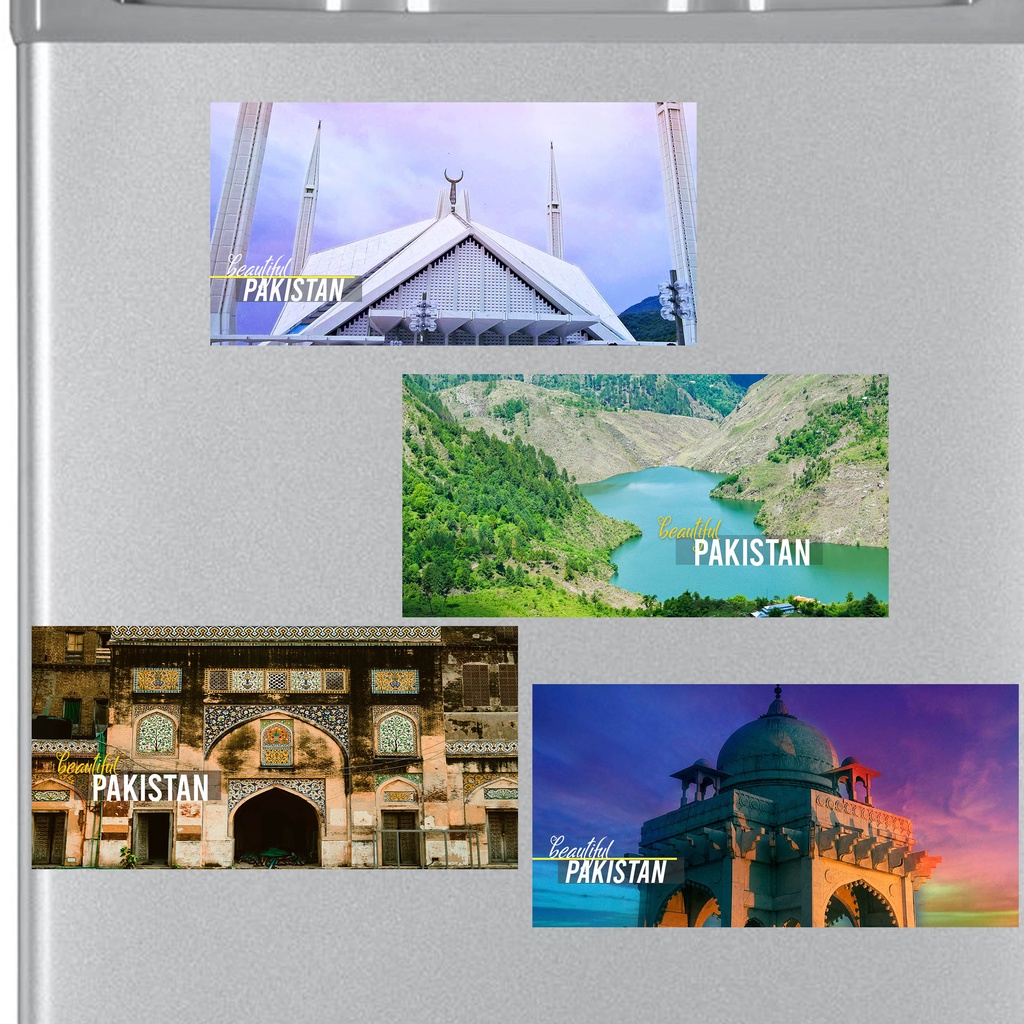 Pakistan Kashmir Lahore Islamabad Gift Souvenir Fridge Sheet 10