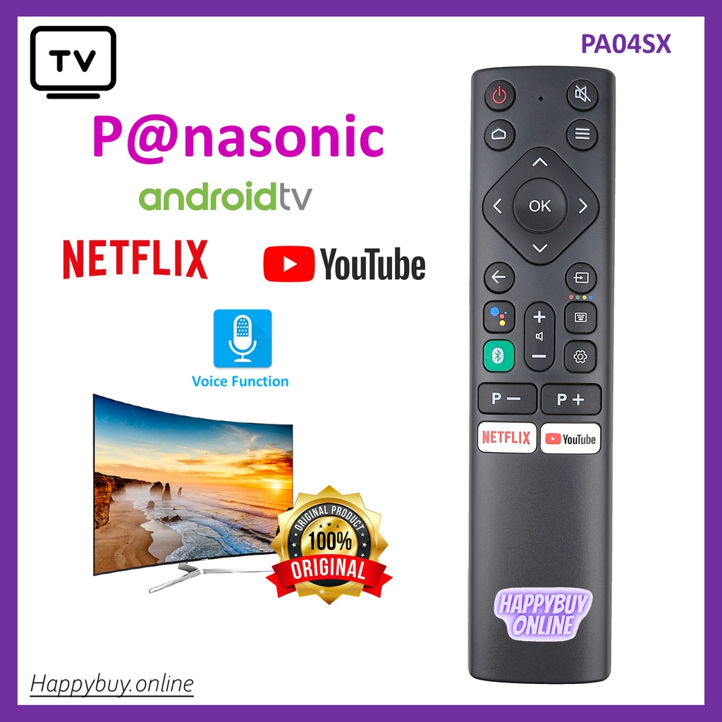 Pnasonic Android Smart TV Remote Control PA04SX Pnasonic Original