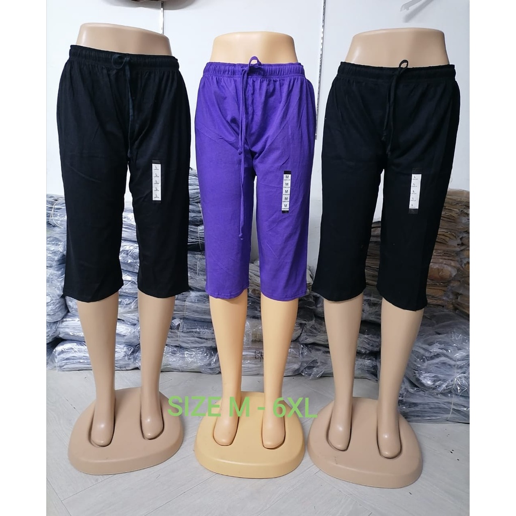 [M-6𝐗𝐋] Seluar pendek 3Q ~ MIX COLOUR perempuan RM4.99 ~ RM9.99 Cotton 100%