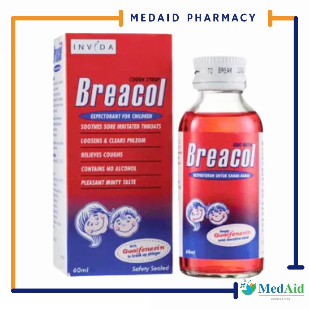 Breacol Cough Syrup Children 60ML Shopee Malaysia