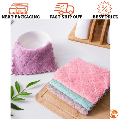 (16*27cm) Kitchen Towels | Microfiber Towel | Absorbent Cleaning Cloth | Magic