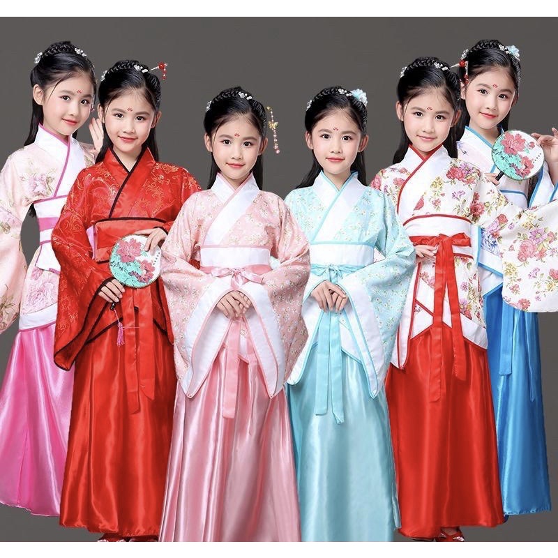 Baju Tradisional Cina Budak Kids Traditional Hanfu Chinese Traditional
