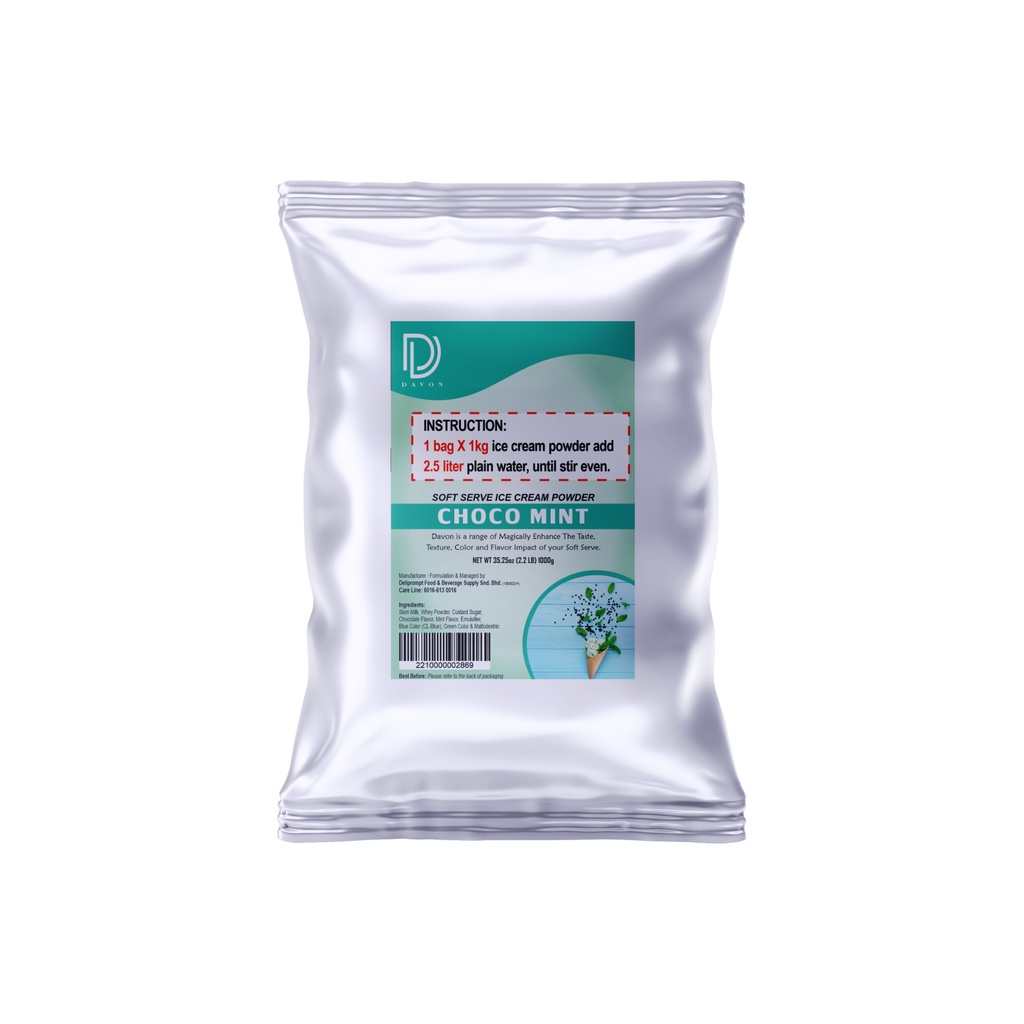 N3 White Chocolate Mint Soft Serve Ice Cream Mix 1KG Shopee Malaysia