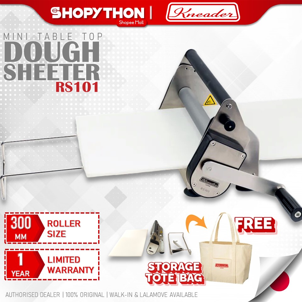 KNEADER Dough Sheeter RS101 Made in Japan Manual Operation Stainless