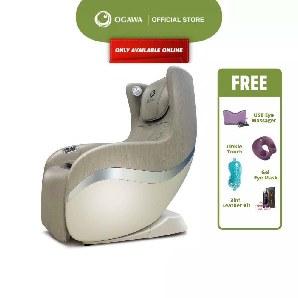 OGAWA Mysofa Extended Massage Chair Free Tinkle touch + USB Eye Mask