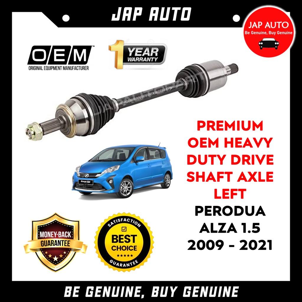 Perodua Alza 1.5 2009 2021 Auto AT Premium OEM Heavy Duty Left Drive