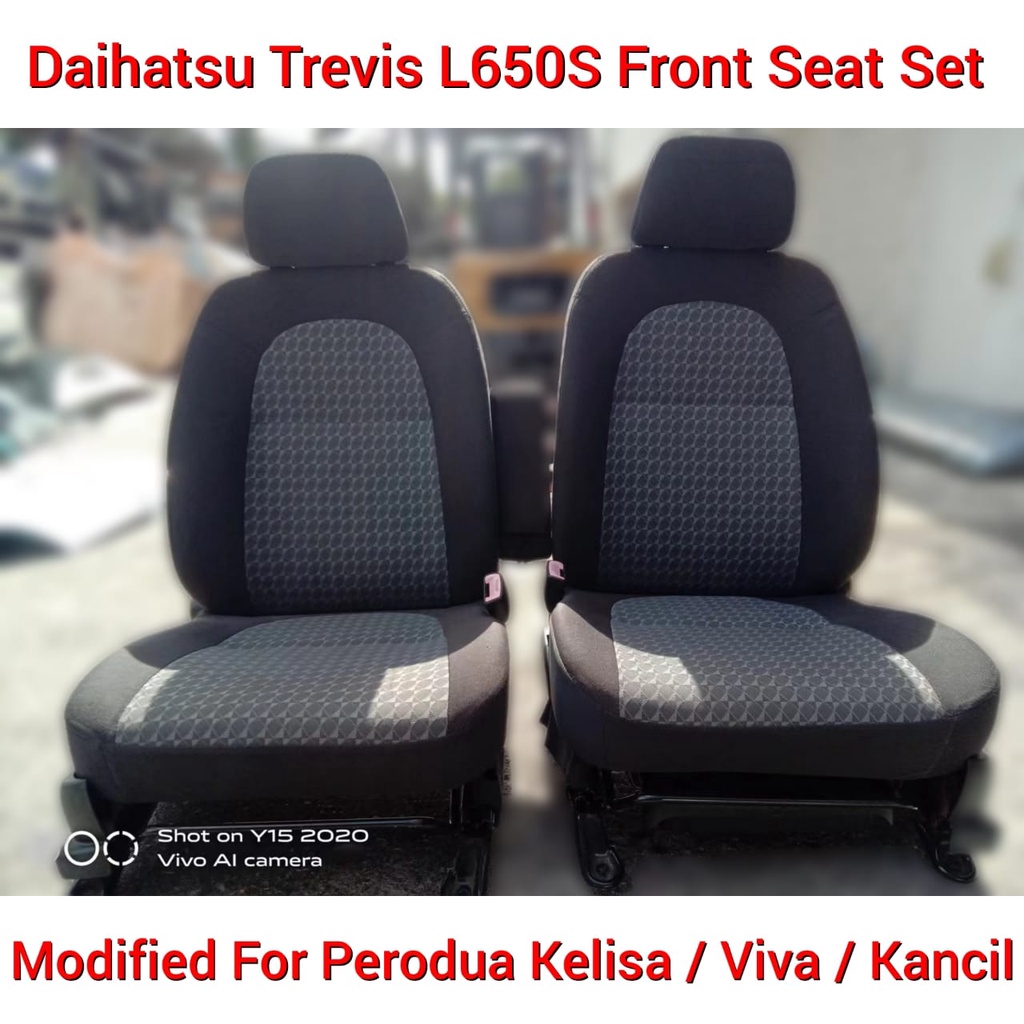 Daihatsu Trevis L650s Front Seat Set Modified For Perodua Kelisa Viva