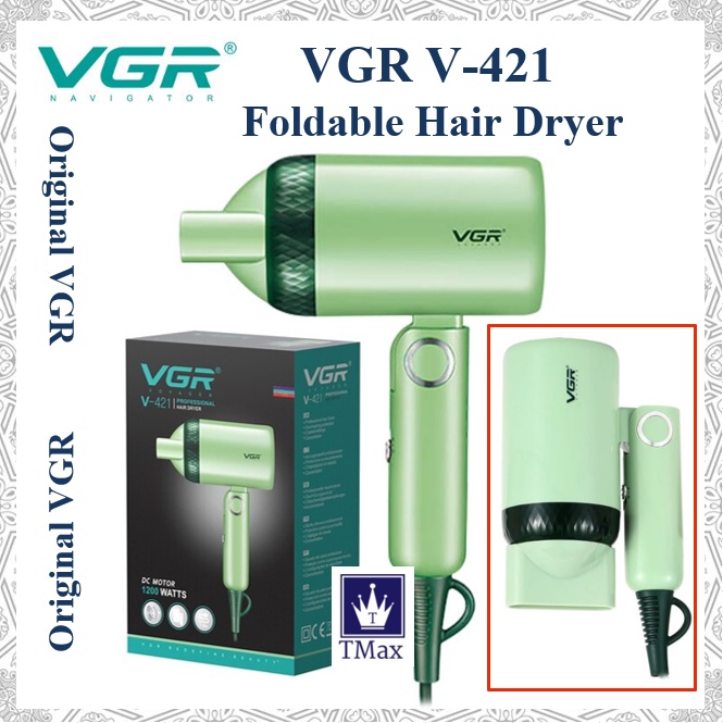 Original VGR V421 Portable Folding Hair Dryer Low High Air Flow Low