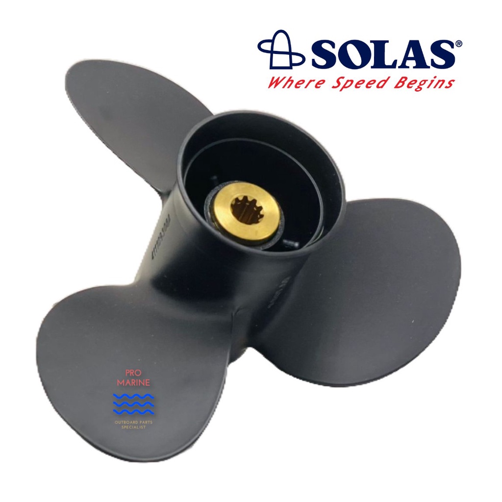 ORIGINAL SOLAS PROPELLER FOR SUZUKI 15HP (5 Sizes to choose from