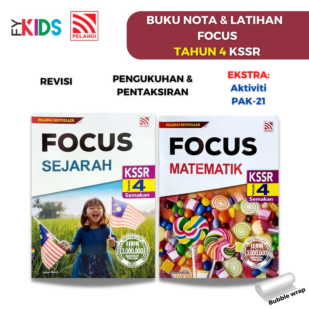Buku Buku Nota And Latihan Focus Tahun 4 Kssr Buku Latihan Tahun 4 Pelangi Nota Ringkas Tahun 4 7353