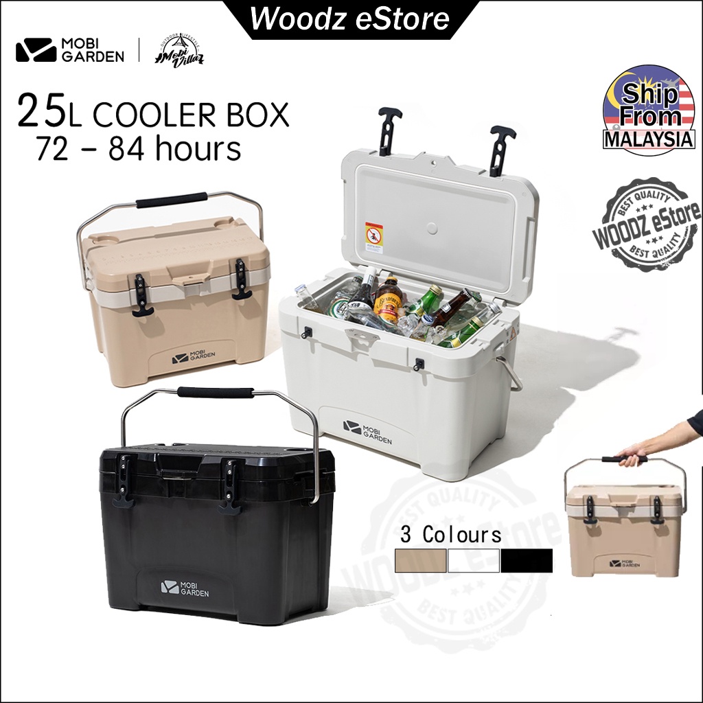 [Woodz] MOBI GARDEN Camping Cooler Box Ice Box 25L Car Portable Freezer ...