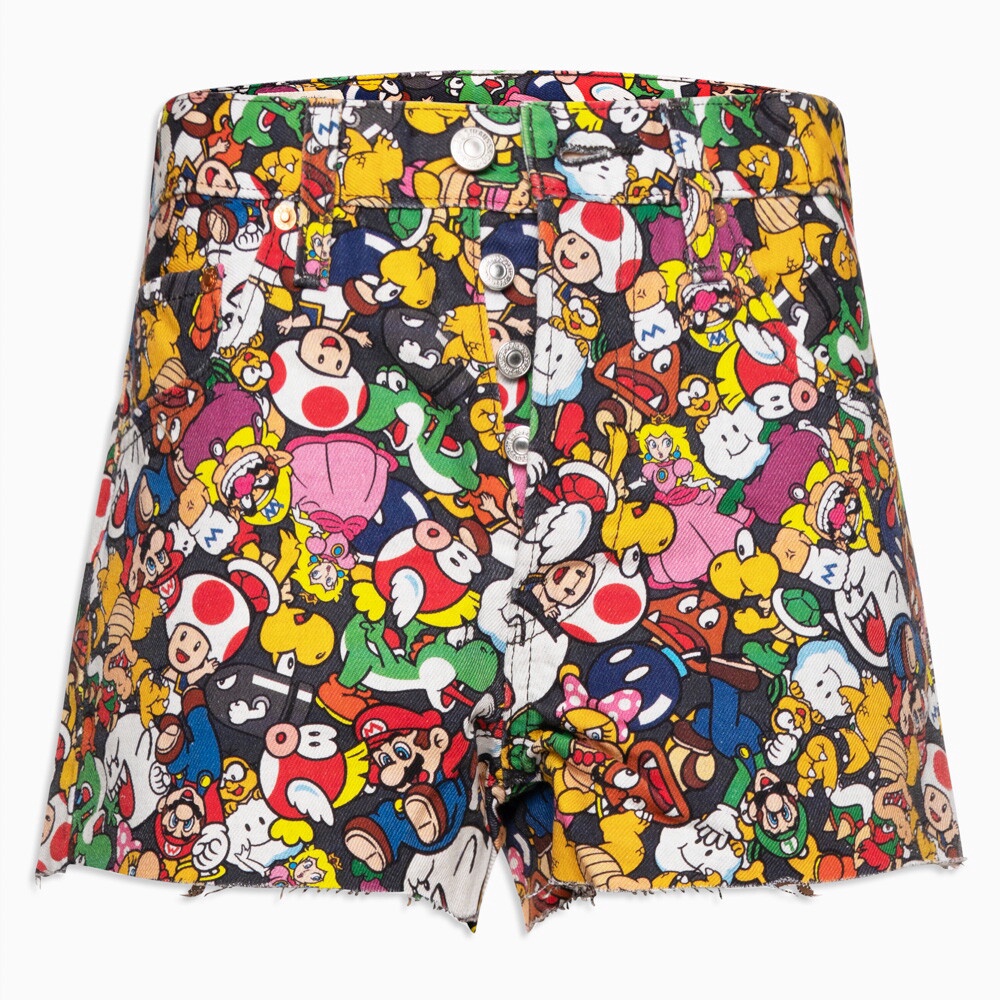 Levi's X Super Mario 501 High-Waisted Shorts Women 56327-0068 | Shopee  Malaysia