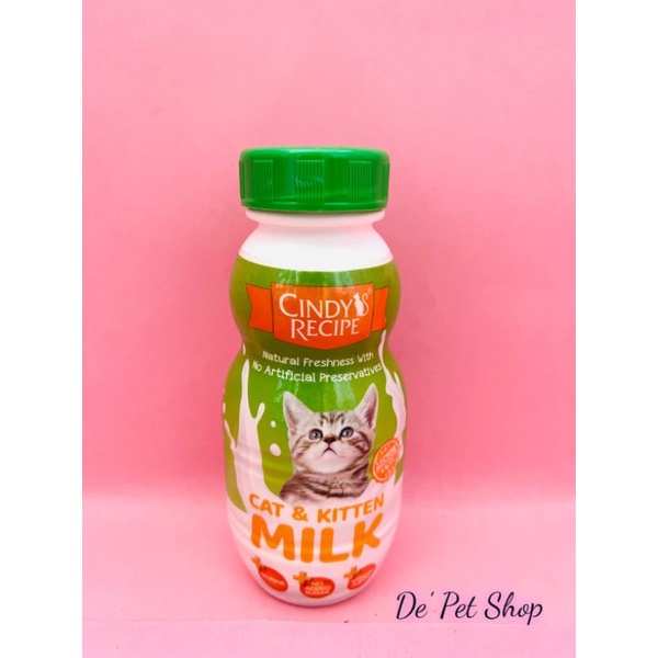 Cindy Recipe Kitten Milk Susu Kucing 250ml Shopee Malaysia