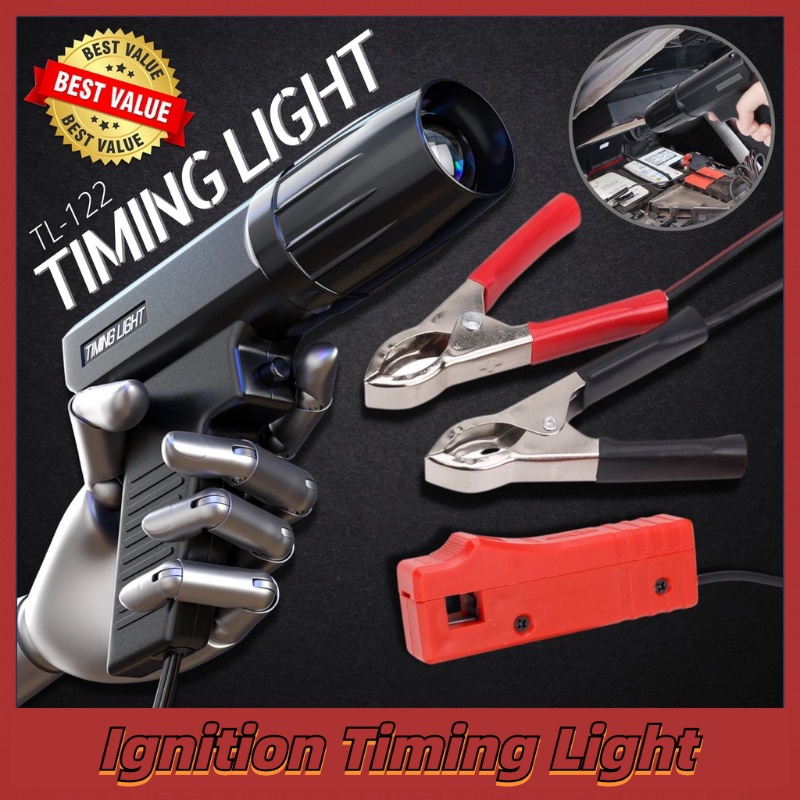 For Car Motorcycle Marine Professional Inductive Ignition Timing Light