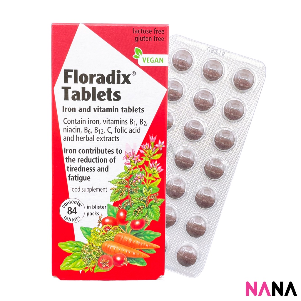 Floradix Iron & Vitamin Tablets 84 Tablets Shopee Malaysia