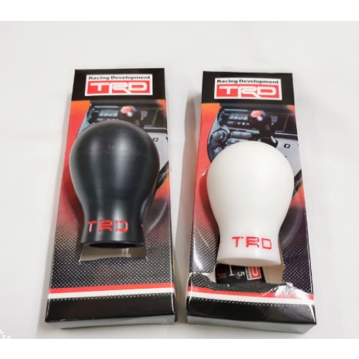 TRD 5 6 Speed Auto Gear Shift Knob Black White Car Manual Transmission