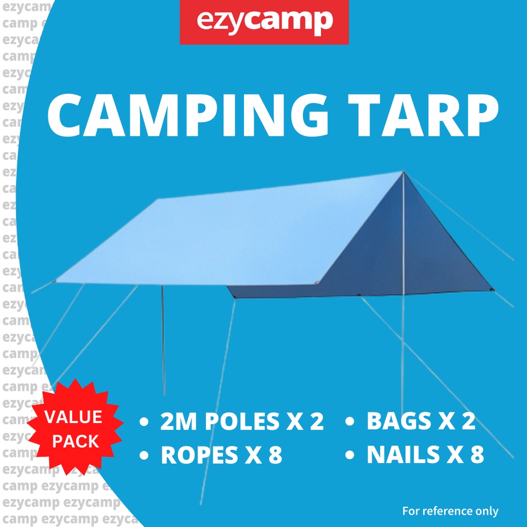 Ezycamp Outdoor Camping Waterproof Flysheet Rain Tarp Ground Sheet Tent