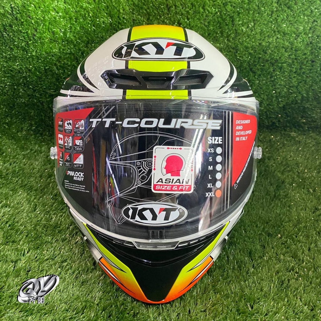 HELMET KYT TT COURSE RADIANCE FULL FACE Shopee Malaysia