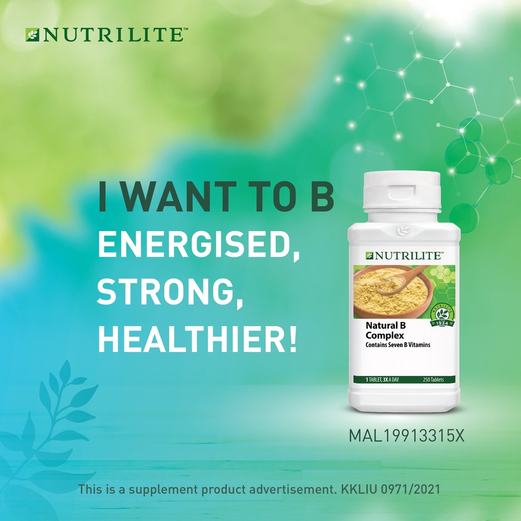 NUTRILITE Natural B Complex (250 tab) | Shopee Malaysia