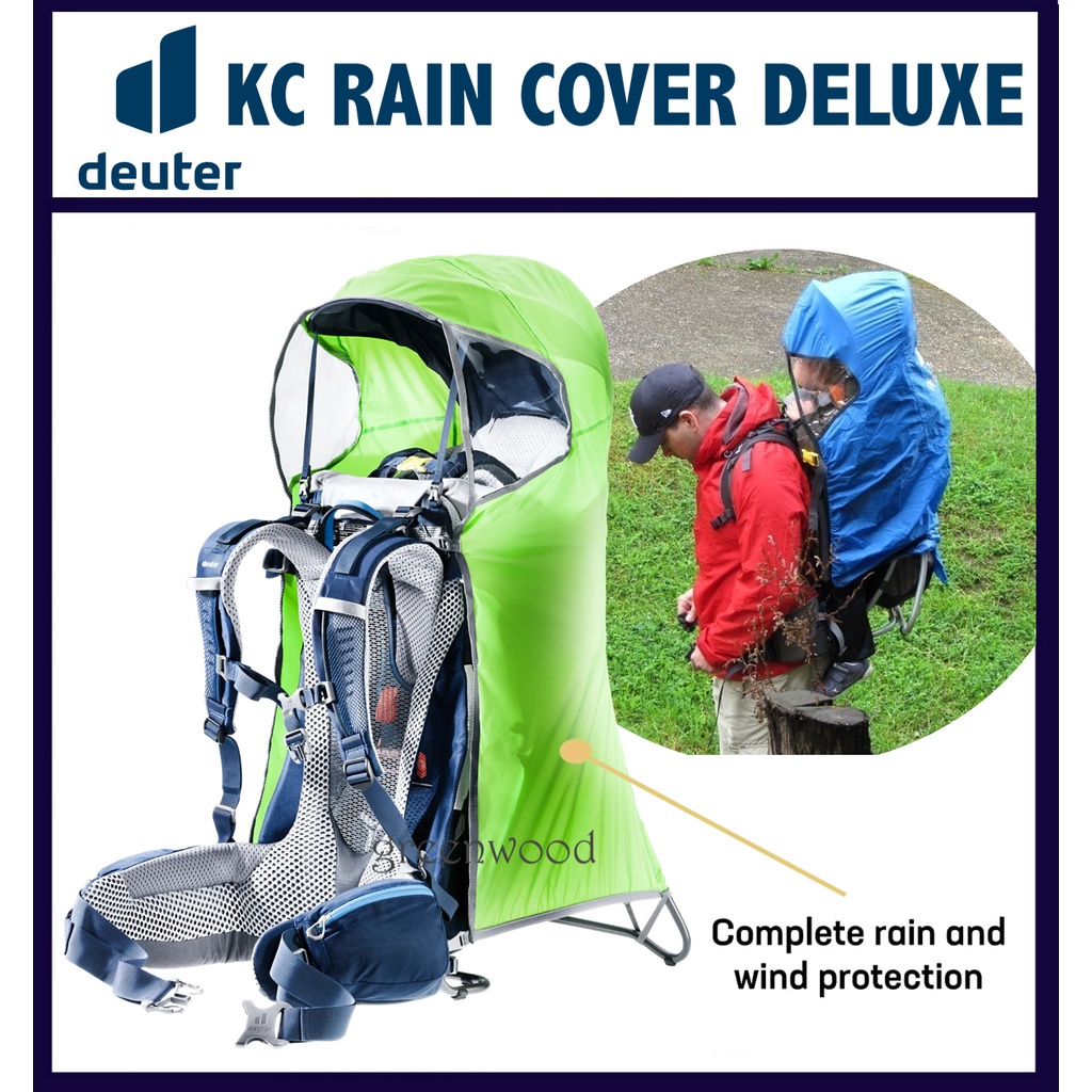 Deuter KC Raincover Deluxe [Kid Cover Rain cover, Suitable for all